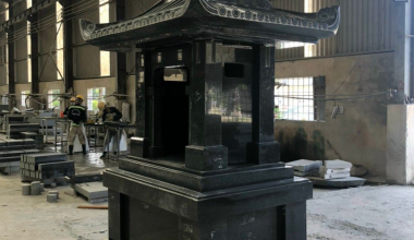 Mộ đá hoa cương đẹp - Bền vững cùng thời gian