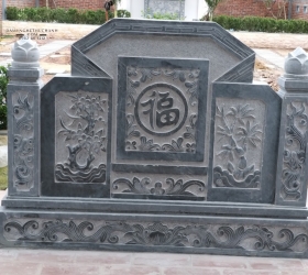 CUỐN THƯ VUÔNG - ĐÁ XANH ĐEN 