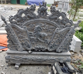 CUỐN THƯ ĐÁ - ĐÁ XANH ĐEN - MẪU 04