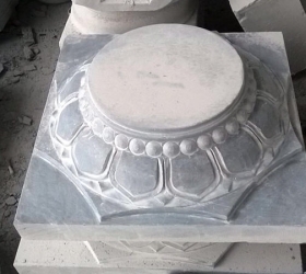 TẢNG CHÂN CỘT ĐÁ - LÀM BẰNG ĐÁ XANH ĐEN THANH HOÁ - MẪU 01