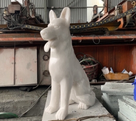 CHÓ ĐÁ - LÀM BẰNG ĐÁ CẨM THẠCH - MẪU 01