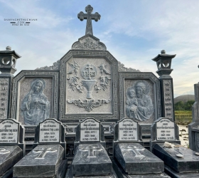 MỘ CÔNG GIÁO - ĐÁ XANH ĐEN - MẪU 07