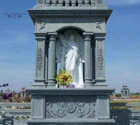 LĂNG THỜ ĐÁ MỸ NGHỆ - XANH RÊU