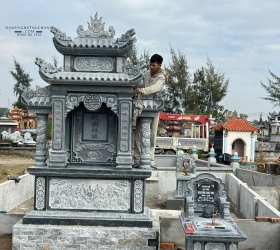 MỘ ĐÁ 2 CÁNH MD02