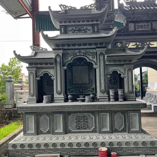 LĂNG THỜ ĐÁ - ĐÁ XANH RÊU THANH HOÁ - MẪU 01