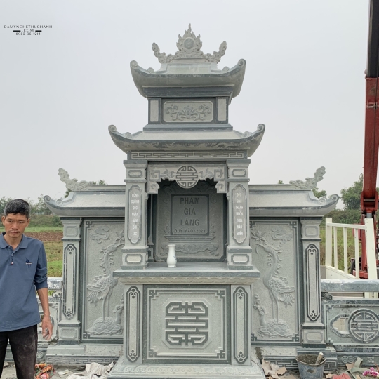 LĂNG THỜ ĐÁ MỸ NGHỆ - MẪU 05